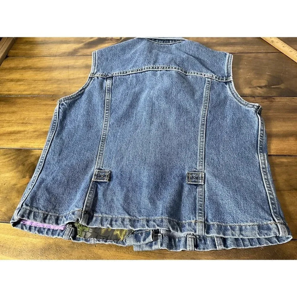 Levis Sleeveless Trucker/Vest Red Tab Denim Jean - Made in USA - Medium - Picture 7 of 9